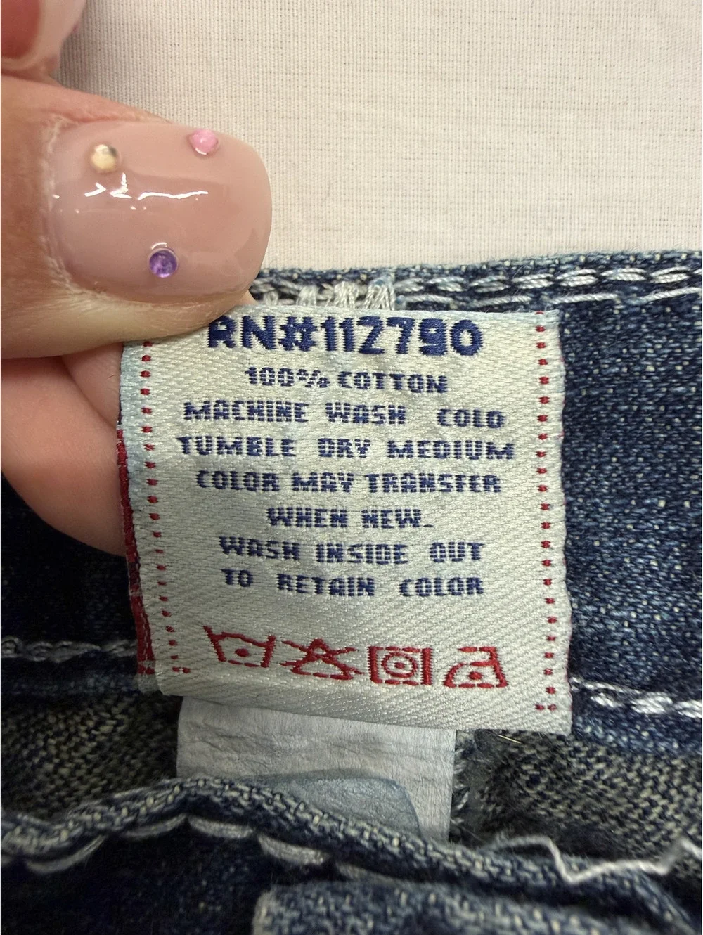 True Religion Brand Jeans Men's Blue Denim Jeans Size 30 Made in USA
